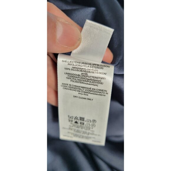 Brooks Brothers Red Fleece Womens A Line Dress Size 14 Multicolor 100% Silk - Picture 14 of 14